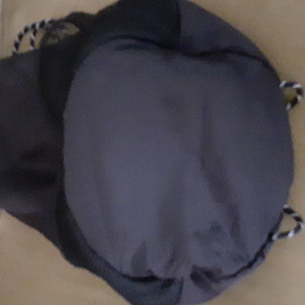 PINK Black Drawstring Backpack - Picture 7 of 7